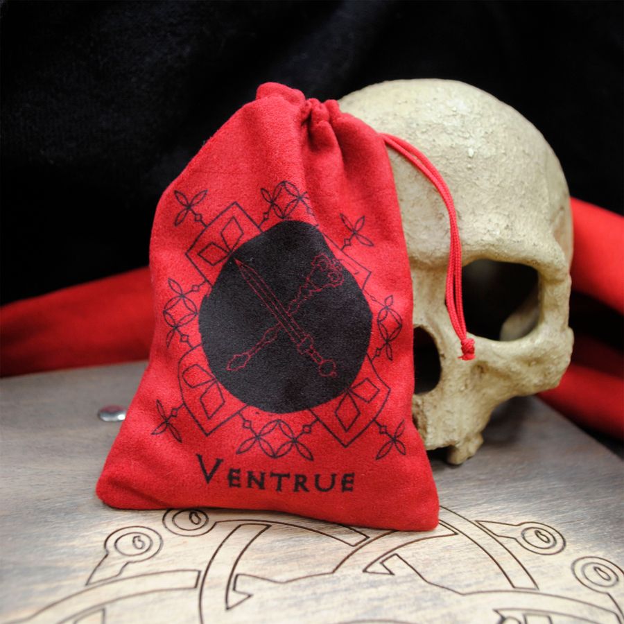 Клан Ventrue Vampire: The Masquerade оксамитовий мішечок для кубиків
